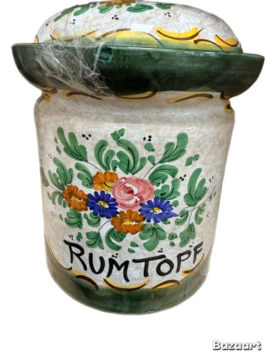 Vintage italian pottery lidded - vintage,